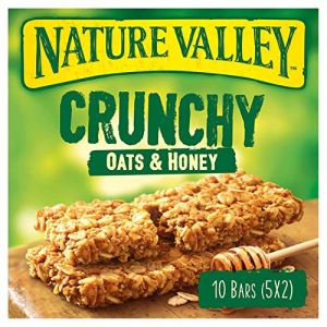 Barres c&eacute;r&eacute;ales Nature Valley aux avoine croquante et miel - 10 barres (Paquet de 5, total 50 barres) (NWMAN, neuf)