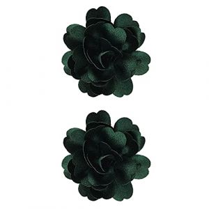 Pin Hair - Bandeau à cheveux solides pour filles - Pince à cheveux pour bébé - Motif floral - 1 paire - Couleur naturelle - Craie pour cheveux (H, taille unique) (fengshimeng, neuf)