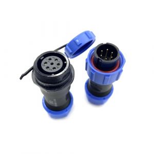 SP17 Connecteur d'aviation à 6 broches, connecteur mâle et femelle IP68 6 broches pour lampes extérieures 400 V 5 A (wuhanshixinfeikejiyouxiangongsi, neuf)