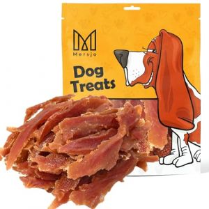 MERSJO friandises pour Chiens - 92% Haute teneur en Viande, Pas d'additifs, sans céréales ni Sucre, Friandises pour Chiens en complément Quotidien, Magret de Canard séché, 500g (Severno, neuf)