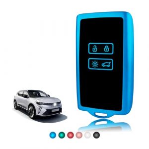 TOOMUME Coque Clé TPU Brillant, Etui Clé Étui Clé Adapté pour Renault Scenic 4 Megane 4 Clio 5 Espace 5 Kadjar Captur Arkana Austral Zoe Dacia Duster Sandero Stepway (TOOMUME, neuf)