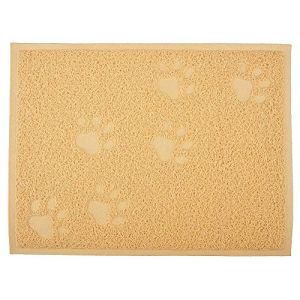 DM Tapis de litière pour chat,40 x 30 cm (crème) (Estore102, neuf)