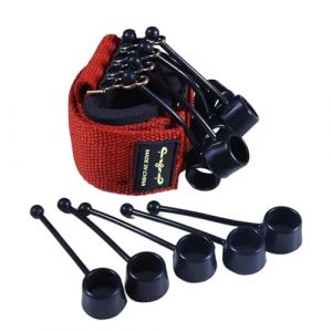 Exerciseur de doigts pour guitare - Exerciseur de force des doigts avec poign&eacute;e en silicone antid&eacute;rapant | Entra&icirc;neur d'exercices de main pour entra&icirc;nement du canal carpien, bras et doigt en gat (anticl, neuf)