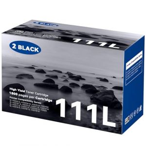 Quark MLT-D111L Toner Compatible avec Samsung MLT-D111L Cartouche d'imprimante Noire pour Samsung Xpress M2070w Toner M2070 M2026W M2026 M2070FW M2020 M2022W M2022 M2070F (Noir, Lot de 2) (Volto shop, neuf)