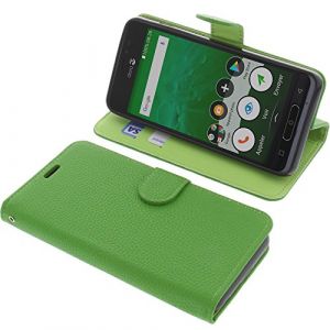 foto-kontor Housse Compatible avec Doro 8035 Style Livre Vert Coque de Protection Portefeuille (Foto-Kontor, neuf)