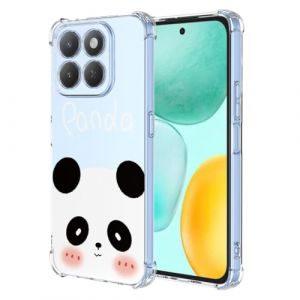 SEAHAI Coque pour Honor 400 Smart/Honor X7d, Ultra Mince &Eacute;l&eacute;gant en Silicone Souple Fleurs Color&eacute;s Housse Brillante Antichoc, Transparent TPU Gel &Eacute;tui - Panda (Liner-EU, neuf)
