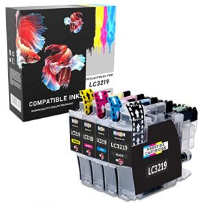 PRESTIGE CARTRIDGE 4 Compatibles LC-3219XL Cartouches d'encre avec Puce pour Brother MFC-J5330DW, MFC-J5335DW, MFC-J5730DW, MFC-J5930DW, MFC-J6530DW, MFC-J6930DW, MFC-J6935DW Noir/Cyan/Magenta/Jaune (Toner Experte, neuf)