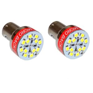 Générique 2 Ampoules Sonore 12V LED P21W BA15S Blanc Feux de Recul Auto Moto Voiture Signal Marche Arrière pour Bateau Camion Camping Car Feu Recul Arrière 12V (JJ AUTOBITS, neuf)