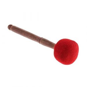 Maillet de bol en chant, bâton de tambour, maillet de l'attaquant de balle en feutre en bois avec poignée en bois, instruments de musique de Bouddha pour la méditation bouddhiste yoga (HuBeiHuoYanWangLuJuXiaoShouYouXianGongSi, neuf)