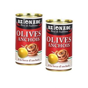 OLIVES AUX ANCHOIS - LOT DE 2 (PETRICORENA, neuf)