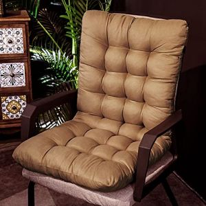 LUMoony 1Pcs Coussin de Chaise Coussin d'assise et de Dossier pour chaises 35 * 70cm Tapis de Sol Coussin de Sol Pliable Lavable pour Chaise à Bascule Meuble de Jardin Intérieur Extérieur (Moony, neuf)