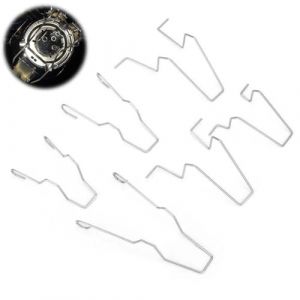 JYNXOR 6 Pcs Clips Ampoule h7 Pinces &agrave; Ressort De Retenue d'Ampoule Support De Clip Retenue d'Ampoule De Phare Voiture Clip De Ressort Clips De Fixation Voiture Pince a Ressort Pour h1/h3/h4/h7 (SHOPSCAPE INK, neuf)