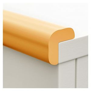 LGChobby Protecteur d'angle De Mur De Protection, Mousse De Protection De Bord De Table Daisse en Forme De L, Bandes De Bord De Meubles Auto-adhésives De Bureau À Domicile (Color : Orange, Size : 5m) (ZZZCF1023, neuf)