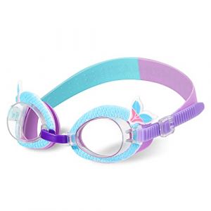 Hifot Lunettes de Natation pour Enfant Lot de 1 Paires Lunettes de Piscine Antibu&eacute;e Aucune Fuite Anti-UV Longueur avec Pince-Nez R&eacute;glable Lunette Piscine Enfant pour Fille Gar&ccedil;on 3-13 Ans (Bpeow eu, neuf)
