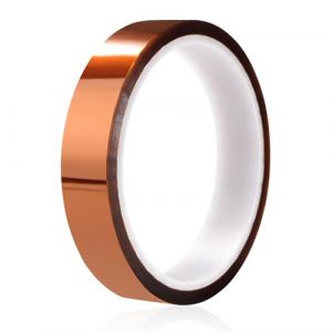 YIXISI 18mmx33m Ruban Adh&eacute;sif de Film de Polyimide, R&eacute;sistant &agrave; La Chaleur Ruban, Kapton Bande, pour Imprimante 3d, Masquage, Soudure, Carte de Circuit Imprim&eacute; Isolant (YXS-DE, neuf)