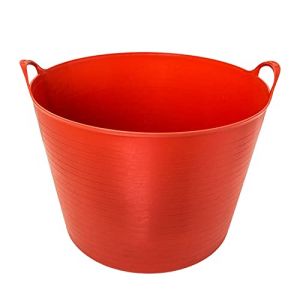 ADGO Panier de rangement – Panier à linge – Conteneur polyvalent – Panier à linge – Panier de rangement – Seau de rangement – Panier de rangement – Sac à feuilles 42 l – Bol à nourriture pour cheval – (ADGOsklep, neuf)