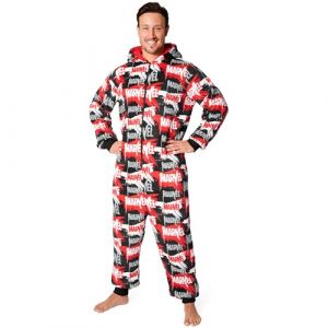 Marvel Combinaison Pyjama Homme - Grenouillère Adulte en Polaire - Onesie Adulte Ado Humoristique Groot Avengers S - XXXL (Multi AOP, 3XL) (Get Trend., neuf)