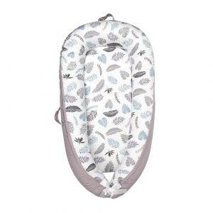 Réducteur de Lit Bébé 80x50cm en Coton, Nid Bébé Portable, Bébé Nest Doux et Confortable, Oreiller Sommeil Bébé, Nid d'ange Pour Bébé Nouveau-né, Insert Amovible Lavable, #3 (Surakey, neuf)