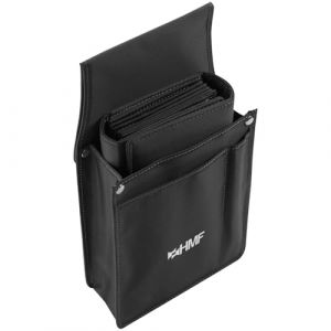 HMF Portefeuille de Serveur avec Sacoche de Service, Set | 14 x 26 x 5,5 cm | Noir (hmf_shop, neuf)