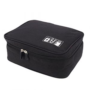 Wzxksoac Noirs Femmes Suspendus Sac CosméTique Organisateur de Voyage Multifonction Lavage de Toilette Maquillage Poche de Rangement EsthéTicienne Pliant Sac de Maquillage (liuyingyu, neuf)