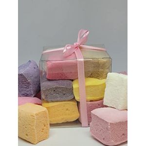 Guimauves Artisanales - Coffret de 130g - 12 cubes parfums assortis (CONFISERIE PLANTAGENET, neuf)