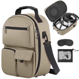 FOREGOER Étui de Transport pour Meta Quest 3/Oculus Quest 2/Vision Pro - Étui Rigide de Voyage Compatible avec Casque VR et Accessoires (VISIO EU, neuf)