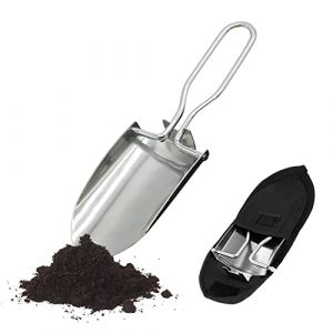 GOODGDN Mini Pelle Pliante, Camping Pelle avec Etui, Pelle Pliante Portable pour Camping, Randonn&eacute;e Jardinage avec Pochette de Transport L&eacute;g&egrave;re avec Marche (lanruiyan1649, neuf)