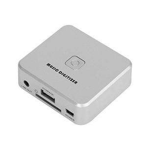 Enregistreur Audio, num&eacute;riseur de Musique canaux Gauche et Droit, num&eacute;riseur MP3 Disque U/Carte SD 128 Kbps avec Ports 3,5 mm et in (Poover-eu, neuf)
