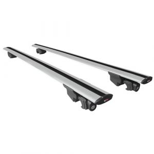 ipqi Compatible avec Renault Grand Scenic 4 2017-2022 HOOK Model Barres de Toit Railing Porte-Bagages de Voiture Gris Aluminium 2 Barres (IPQI, neuf)