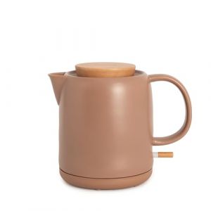 CREATE/KETTLE CERAMIC/Bouilloire &eacute;lectrique c&eacute;ramique Moka/Corps en c&eacute;ramique, chauffe en 5 minutes, capacit&eacute; de 1L, syst&egrave;me d'arr&ecirc;t automatique, 1200W (CREATE, neuf)