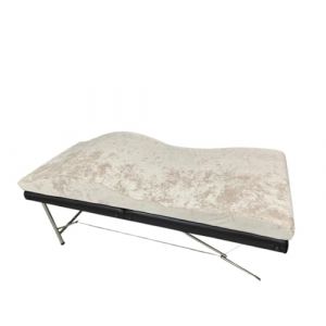 LUKYWANG Matelas Table De Massage Table de Massage en Velours for Extensions de Cils incurvées, Matelas for Salon de beauté Coussin Massage(Ice Brown Topper,L180 W70 CM) (riches and honour, neuf)