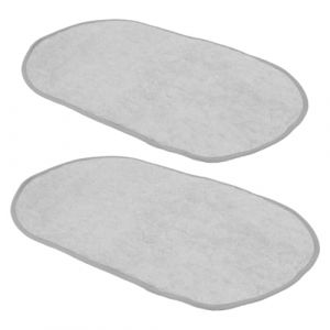 GALPADA Lot de 2 Al&egrave;ses R&eacute;utilisables Imperm&eacute;ables pour B&eacute;b&eacute; Tapis de Change Portable Gris Ovale Matelas de Change Lavable en Machine Protection Urinaire pour Voyage et Maison (Hargrove Hare, neuf)