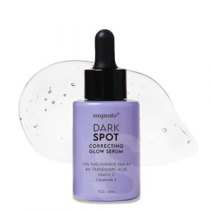 Sérum Anti-Tâche Visage Suquato - acide tranexamique, Vitamine C & Niacinamide - Réduction des Tâches Brunes, Hydratation Intense & Soin Global (silo star, neuf)