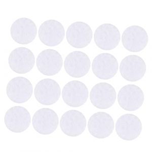 VINTORKY Filtre en Coton Ronde 10 * 1Mm Lot de 100 Pièces pour Aspirateur Facial Accessoires Beauté Compatible Équipements de Microdermabrasion Remplacement Solide (Wesidun, neuf)