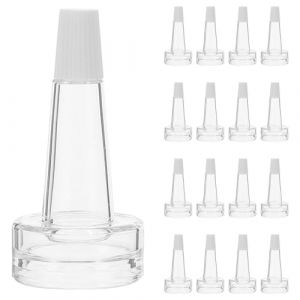 VALICLUD Lot de 200 Embouts Trompette Transparents pour Flacons D&rsquo;Ampoules &ndash; Pipette Compte-Gouttes Pr&eacute;cise en Plastique Syst&egrave;me Anti-Reflux Usage Laboratoire M&eacute;dical et Dosage (Cedongh, neuf)