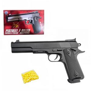 Pistolet &Agrave; Billes Airsoft Spring B&G 50163 &ndash; R&eacute;plique 25 cm 0,17 Joule pour Adulte &ndash; Chargeur 6 mm, Tir Manuel, Pistolet Airsoft de Loisirs S&eacute;curis&eacute; &ndash; Id&eacute;al Jeu, Entra&icirc;nement & Collection (D&A-Market, neuf)