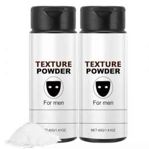 Poudre Texturisante Cheveux, Poudre Coiffante, Poudre Coiffante Homme, Poudre Texture, Texture Powder, Effet Mat Et Volume Maximisé Poudre Texturisante Pour Homme, Poudre Haare Mit Effekt (40g, 2PC) (FEIBAO&-Wu, neuf)