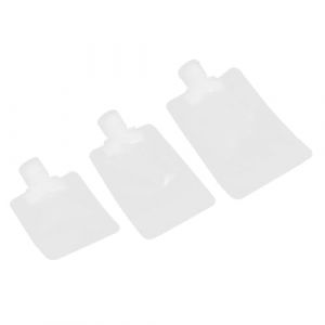 BIUDECO Set de Pochettes de Voyage R&eacute;utilisables Translucide Mat Distributeurs Souples &Eacute;tanches pour Lotions Cosm&eacute;tiques avec Entonnoir et &Eacute;tiquettes Autocollantes pour Rangement (XUETN, neuf)