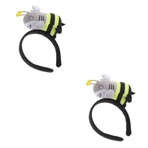 Healeved 2pièces Bandeau Animalier Bee Accessoire De Costume Cosplay Pour Fête Et Anniversaire Déguisement Jungle Adorable Et Original (Accompany JY, neuf)