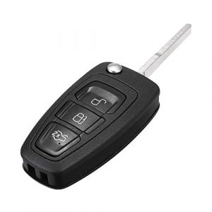 Ellenne Coque de clé télécommande pour Ford Fiesta Focus KA Transit Kuga 3 touches FORD-11 (Ellenne Store, neuf)