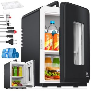 KESSER® Mini réfrigérateur 2 en 1 | Glacière | Capacité de 15 litres avec Fonction de Chauffage, transportable, AC DC 220-240 V/12 V, Prise électrique et Allume-cigares (WMK Trading GmbH, neuf)