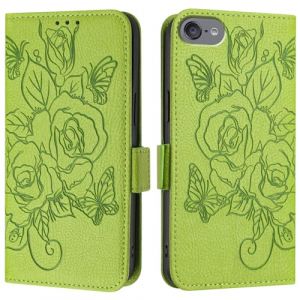 LEMAXELERS Coque pour iPod Touch 7 Blocage RFID Portefeuille Etui Housse Cuir Protection Portefeuille et Magn&eacute;tique Support Porte Cartes Flip Wallet Housse pour iPod Touch 7/6 / 5,YBMG Green (LEMAXELERS, neuf)
