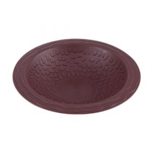 MagiDeal Plat d'eau pour Tortue de Piscine avec Rampe, Mangeoire Gamelle Tortue, Plat d'alimentation de Reptile, Tortue, Léopard, Dragon Barbu, Hamster, Reptile Bol de Nourriture, Rond Jaune Brunâtre (Grand Plaisir 360, neuf)