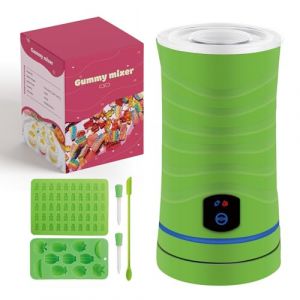 Anrede M&eacute;langeur pour bonbons g&eacute;lifi&eacute;s, machine &agrave; fabriquer des bonbons g&eacute;lifi&eacute;s comestibles infus&eacute;s, kit de fabrication de bonbons g&eacute;lifi&eacute;s, int&eacute;rieur en acier inoxydable 304, Gummy Mixer new (Green) (Anrede, neuf)