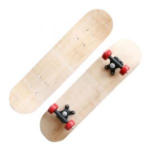 Fonowx Planche &agrave; roulettes Vierge, Planche en Bois de Peinture &agrave; Faire soi-m&ecirc;me, Planche &agrave; roulettes pour Enfants pour gar&ccedil;ons et Filles d&eacute;butants, 60 cm avec Roue (QUAN DOU YOU, neuf)