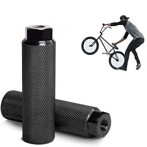 2 pièces Pédale de Vélo Bike Pegs BMX Pegs, Pegs VTT, Pegs Pédales, Bike Pegs Antidérapantes en Alliage D'aluminium, Universels en Aluminium Repose-Pieds de vélo pour Le BMX, Le VTT, la Course (Lhdfyqt, neuf)