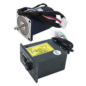 Motoréducteur avec variateur de vitesse, moteur électrique réversible à vitesse variable AC220V 6W CW CCW, commandes de moteur électrique pour meuleuse électrique (2800R par minute (10 à 2800RPM)) (biaterd, neuf)