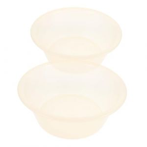 SAFIGLE 2pièces Seau Plastique Transparent Bac à Vaisselle Pour Visage Lot De Grands Seaux De Bain Lavabo Plastique Facile à Nettoyer (Grand Di, neuf)