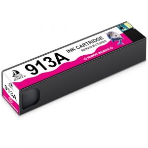 DOUBLE D 913A pour HP 913A F6T78AE,Non affect&eacute; par la Mise &agrave; Jour, Compatible pour HP PageWide Pro MFP 477dw 477dn 377dw 377dn 552dw 577z 577dw 352dw 352dn 452dw 452dn P55250dw MFP P57750dw(1M) (DOUBLE D-FR, neuf)