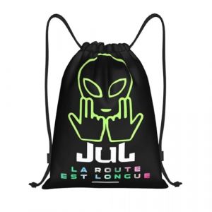 GTTDFASJ Sac &agrave; dos de sport Jul Gold And Platinum Rapper, sac de sport &agrave; cordon pour cyclisme (Liubai Trading Co., Ltd, neuf)